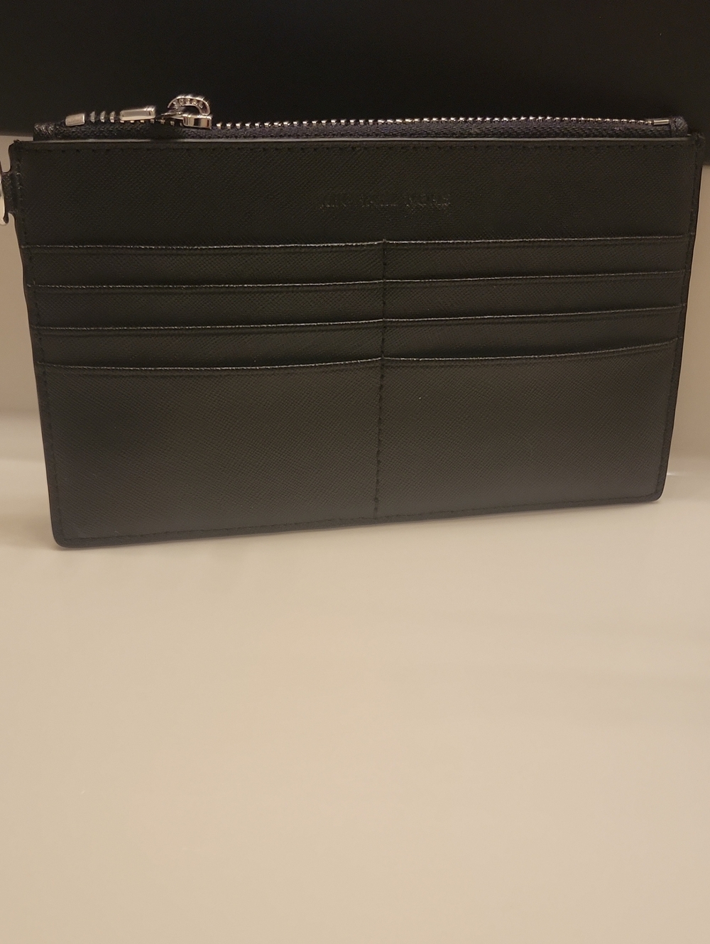 Michael Kors Black Saffiano Leather Card Wallet